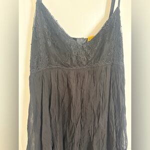 NWOT Alice + Olivia Mini Lace Black Slip Dress Size Small Party Cocktail Evening